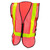 Sunlite Reflective Safety Vest - High Visibility Orange Reflective Stripes 95541