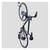 Delta Wall Dock Bicycle Storage Hook - Heavy-Duty, Rubberized, Adjustable for All Wheel Sizes RS4700
