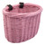 Mini Pink Willow Bicycle Basket Handlebar Mounting 90140