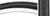 Sunlite 24x1 BMX Street Clincher Tire - Durable Wire Bead, Black 5907