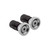 The Shadow Conspiracy Deadbolt Slim End Plugs - CNC Machined 7075 Alloy, Polished Silver 114-06433