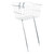 Wald #151 Steel Front Bicycle Basket | Drop Top Handlebar Mount 151
