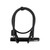 Sunlite U-Lock 4 ft 10mm Cable and Bracket - Hardened Steel, Weatherproof, Key Lock 39194