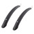 Pure Cycles 700C Alloy and PET Mini-Fenders Pair for Mud and Splash Protection 290485