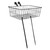 Wald 139 Steel Front Bike Basket - Heavy-Duty Handlebar and Fork Mount 139GB