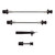 Sunlite Locking Skewers Key - Chromoly Axles, Alloy, 95g 37003