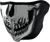 Zan Headgear Half Mask - Skull Face Glow In The Dark WNFM002HG