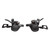 SunRace M503 8-Speed Trigger Shifter Set - Shimano Compatible, Alloy Levers DLM503.8300.0S0.BX