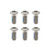 Titanium T-25 Rotor Bolts - Lightweight, Durable Bike Disc Hardware T25 TI Torx Rotor Bolts