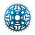 SE Bikes 33T Anodized Blue Aluminum One-Piece Chainring - 1/2in x 1/8in CW-1499M-33T
