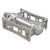 MKS Sylvan Stream Pedals - Alloy Cage, Chromoly Spindle, 9/16" SYLVAN STREAM Silver