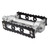 MKS Sylvan Touring Cage Pedals - Lightweight Alloy, Toe Clip Compatible SYLVAN TOURING Black