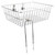 Sunlite Large Silver Steel Bike Basket Mounting Legs (18x13x6") 90055