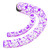 Supacaz Super Sticky Kush LE Splat Bar Tape - Neon Purple/White BT-208