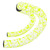 Supacaz Super Sticky Kush LE Splat Bar Tape White/Neon Yellow BT-207