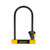OnGuard Bulldog U-Lock 13mm Hardened Steel, Keyed, 4.5x9" Black/Yellow 8010