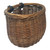 Sunlite Willow Bushel Basket - Woven Willow, Handlebar Mount, 13x8x9 90138