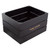 Pure Cycles Wooden City Crate - Matte Black Wood Rear Rack Basket 90434
