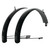 SKS Bluemels 20" Black Alloy Fender Set Safety System and Disc Brake Compatibility 11802