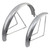Sunlite Cruiser Full Balloon Steel Fender Pair 26x75mm for Cruiser Bikes 290618