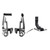Box Components Three V-Brake Kit - CNC 6061 Aluminum, Reversible Lever BX-BK173VB085-SL