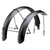 Portland Design Works Full E-Bike Fenders Pair - Wide 20" Polycarbonate, Rebuildable 399