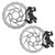 Clarks CMD-24 Mechanical Disc Brake Set for E-Bikes 160/180mm, IS Mount CMD24F180PMISR160ISAM