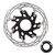 SRAM Paceline X 140mm Center Lock Road Rotor - Quiet, Light Aluminum 00.5018.235.002