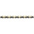 Izumi Chain V 1/8" Gold/Black - NJS Approved, High-Performance Track Racing Chain IZUMI-V