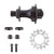 Black Ops MX-3200 BMX Rear Hub 36H Alloy Sealed Bearings 16T Cog 371566