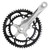 Origin8 Pro Pulsion Alloy Road Crankset 172.5mm 53/39T Square Taper 22327