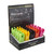 Pedro's Micro Lever 25-Pack Counter Display - Compact, Durable Bicycle Tire and Chain Tool Integrated Quick Link Storage, Multi-Color Options 6400040
