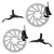 Clarks Clout-1 Hydraulic Disc Brake Kit 160mm Post/IS Mount, Mineral Oil HY-19-1FR160AMROW