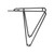 Tubus Fly Evo Rear Bike Rack | Light Alloys, 39Lbs Load, 26-29 Inches 40100