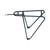 Tubus Fly Rear Bike Rack - Lightweight Stainless Steel, Up to 39lbs 40000