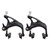 Gossamer Pro Black Road Bike Caliper Brakes | Lightweight Dual Pivot, Smooth Modulation 400-0004003010
