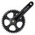 Origin8 1x Road Crankset 170mm Alloy GXP Black for Racing and Gravel 212623