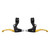 Black Ops V-Type 2-Finger Alloy Brake Levers - Gold, Reach Adjust 120682