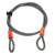 Kryptonite KryptoFlex Cable 1007 7 ' x 10 mm Thick Braided Steel Cable W/ Loops 210610