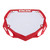 Box Two Small Red Number Plate - 3D Injection-Molded, Aerodynamic Cycling Number Plate Airflow Ports and Official UCI/GSX Series Emblem BX-NP13000SM-RD