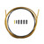 Box One Gold Steel Linear Brake Cable Kit - Lightweight, Friction-Reducing MTB/BMX BX-BC13STNAN-GD