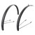 SKS Edge AL 46 Aluminum Fender Set for 700c Bikes, Black, Disc Brake Compatible 11494