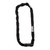 Securit Bronson 7mm Steel Combo Chain Lock 110cm | Tamper-Resistant and Hardened Steel 39960