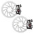 Clarks CMD-23 Mechanical Disc Brake Set 160mm IS Mount for MTB CMD-23-F&R-160