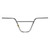 Rant Sway Chrome Chromoly BMX Handlebar 22.2mm Clamp, 9.5in Rise 414-18079 9.5