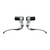 Origin8 Multi-Sport Alloy Bar End Brake Levers - Silver Pair 13456