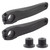 FSA CK-752 Shimano STEPS Ebike Crank Arms 165mm, Hollowtech II, Black 324-0068002050