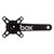 High-Performance Aluminum BMX Cranksets 30mm Spindles, 104mm BCD, and Heavy-Duty Construction for Junior and 2-Piece Bikes BX-CK14VM150-BK
