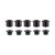 Chainring Bolt Set Tv 5-Arm Double Aly Bk 211180