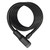Lock Abs Cable 6512 Booster Key 180Cmx12Mm W/Brkt Bk 390259